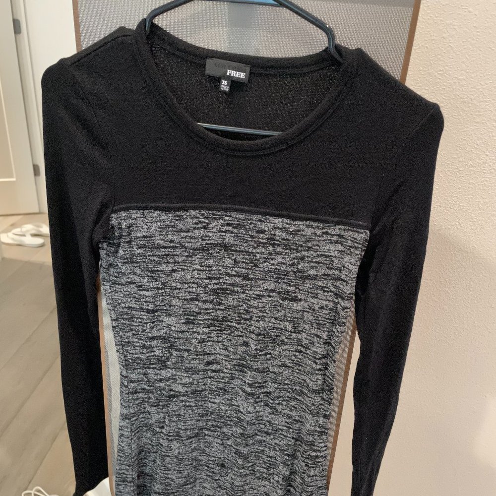 wilfred free long sleeve dress size xs